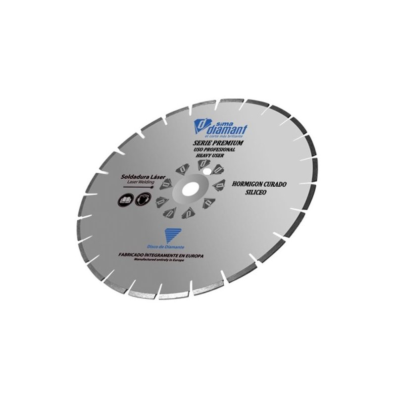 Diamond Blade Wet Cut -Green Concrete- Premium 14"/350mm