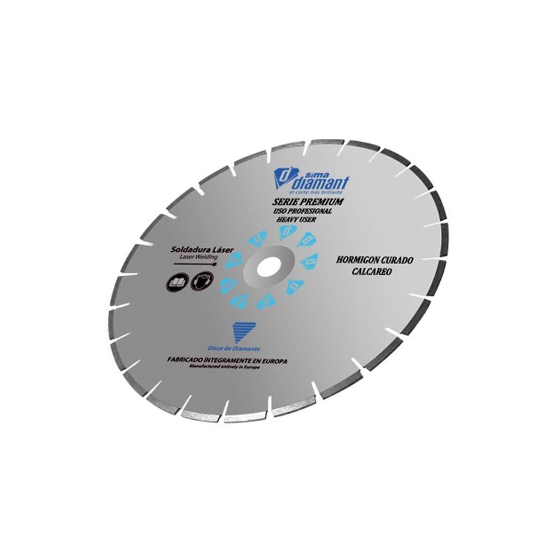 Diamond Blade Wet Cut-Hard Concrete-Premium 20"/500mm