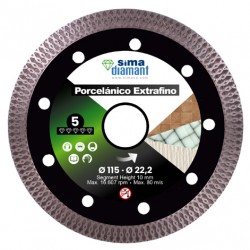 Diamond Blade Porcelain Extrathin 125 mm