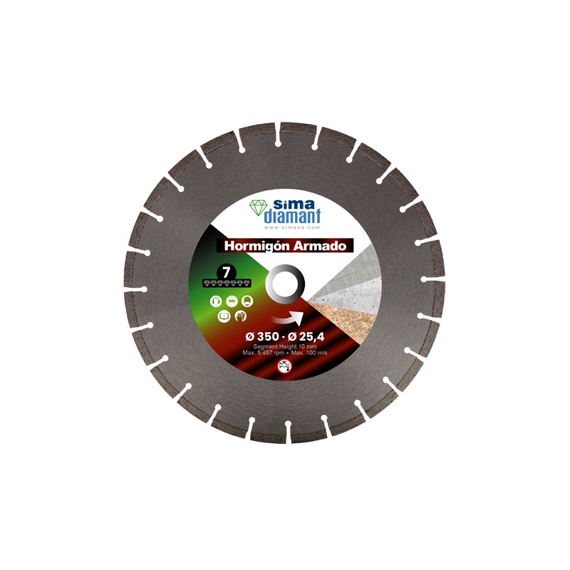 Diamond Blade Reinforced Concrete 300 mm