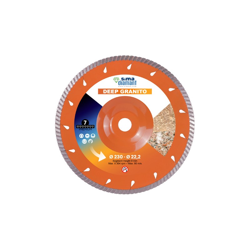 Diamond Blade-Premium-Deep Granite 230 mm