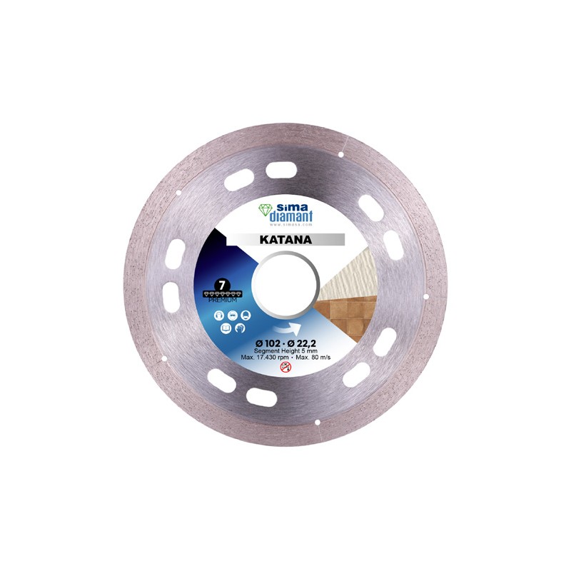 Diamond Blade-Premium-Katana 102 mm